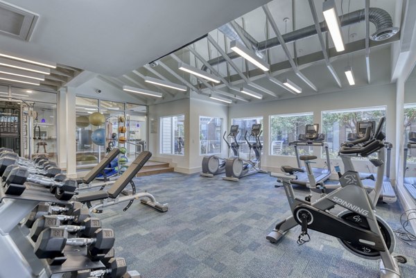 State-of-the-art fitness center at Broadstone Medical Apartments featuring modern workout equipment and spacious exercise areas