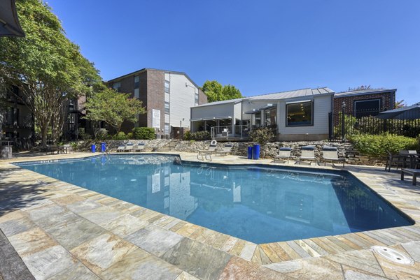 Luxury swimming pool at Broadstone Medical Apartments offering relaxation and leisure for residents in a premium community setting