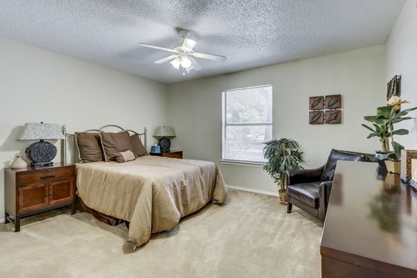 bedroom at Woods of Elm Creek Apartments