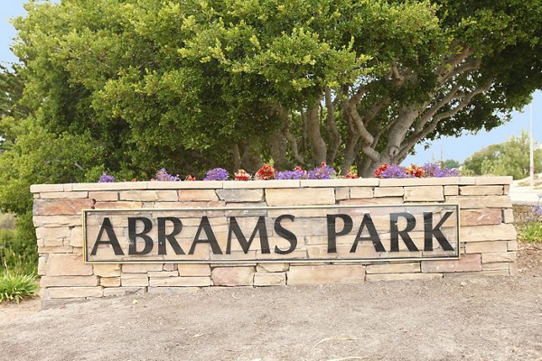 Abrams Park Apartments: Elegant signage at luxury residence
