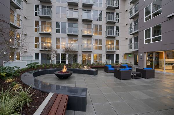 fire pit at Broadstone Sky Apartments