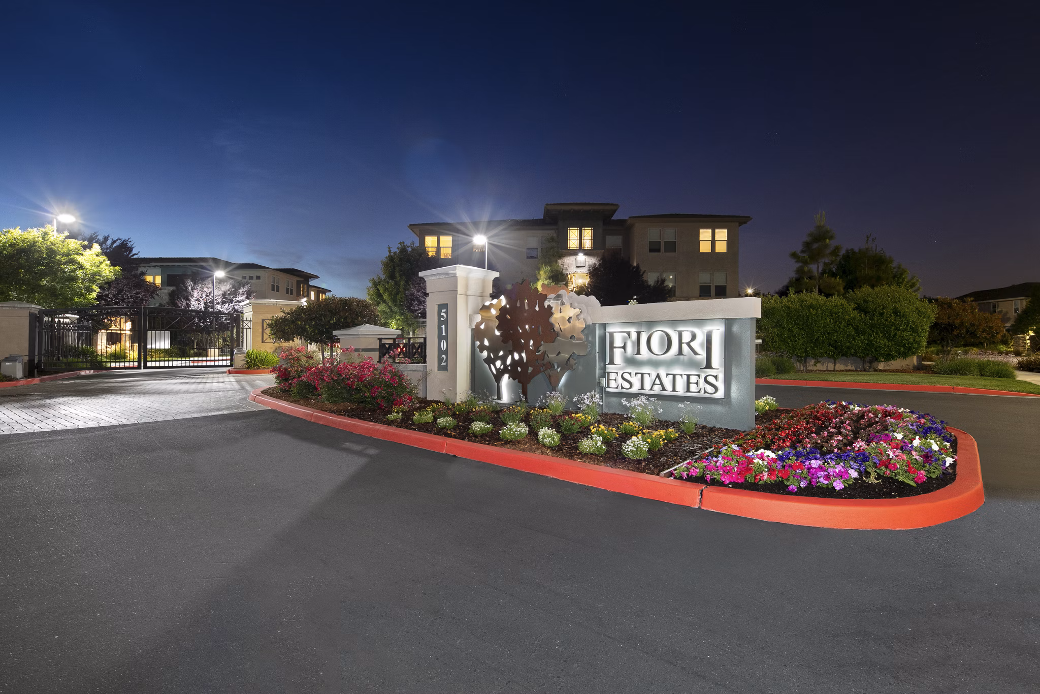 Fiori Estates: Mediterranean-style luxury apartments with lush landscaping in scenic Napa Valley