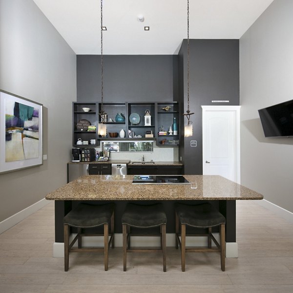 Contemporary clubhouse at Fiori Estates Apartments offering luxury living amenities