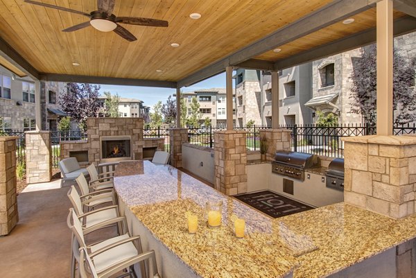 grill area at Fiori Estates Apartments