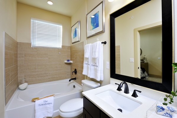 Bathroom at The Townhomes at Woodmill Creek