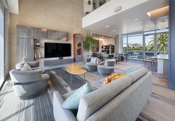 Clubhouse elevators with modern design at VIO luxury apartments, offering convenience and style for residents