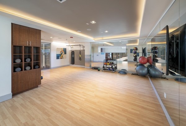 fitness center at ViO Apartments 