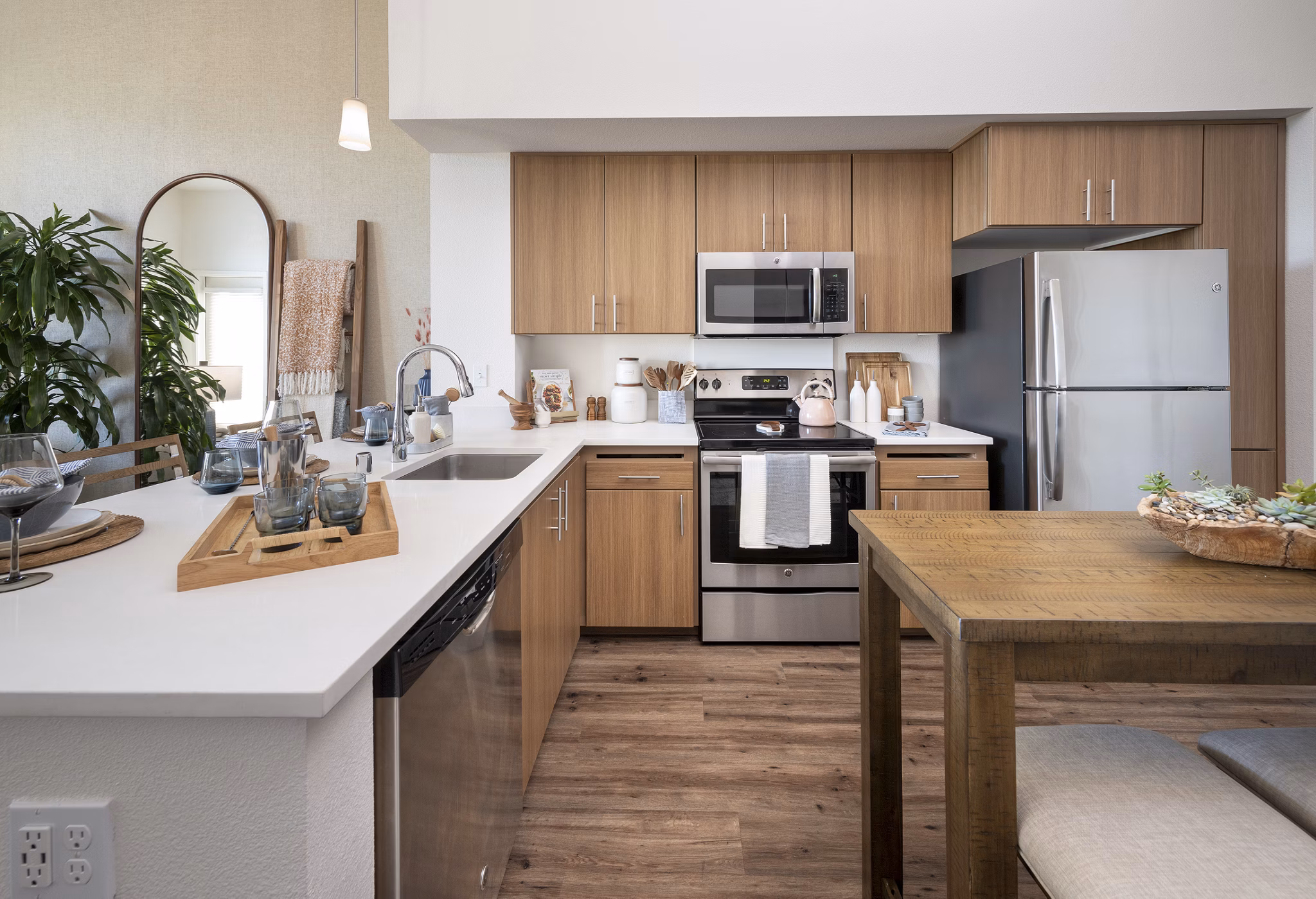kitchen at ViO Apartments 