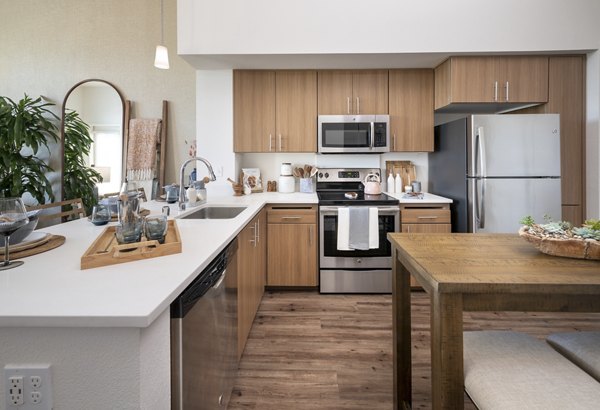 kitchen at ViO Apartments 