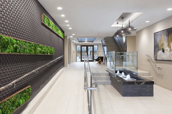 Modern clubhouse with contemporary design at 481 on Mathilda Apartments