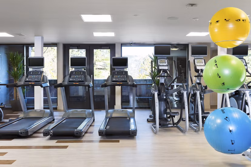 State-of-the-art fitness center at 481 on Mathilda Apartments