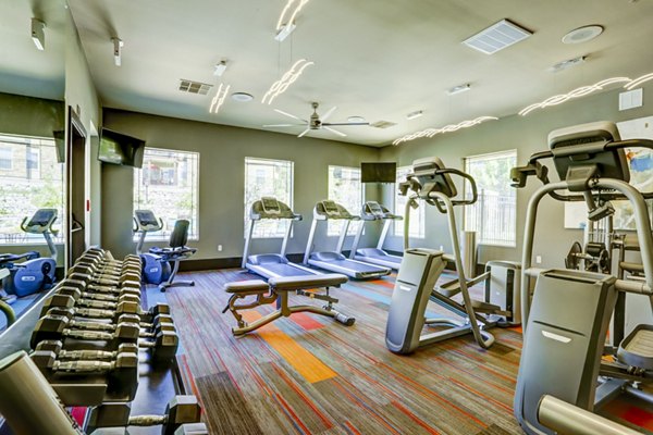 fitness center at Canyons at Saddle Rock Apartments