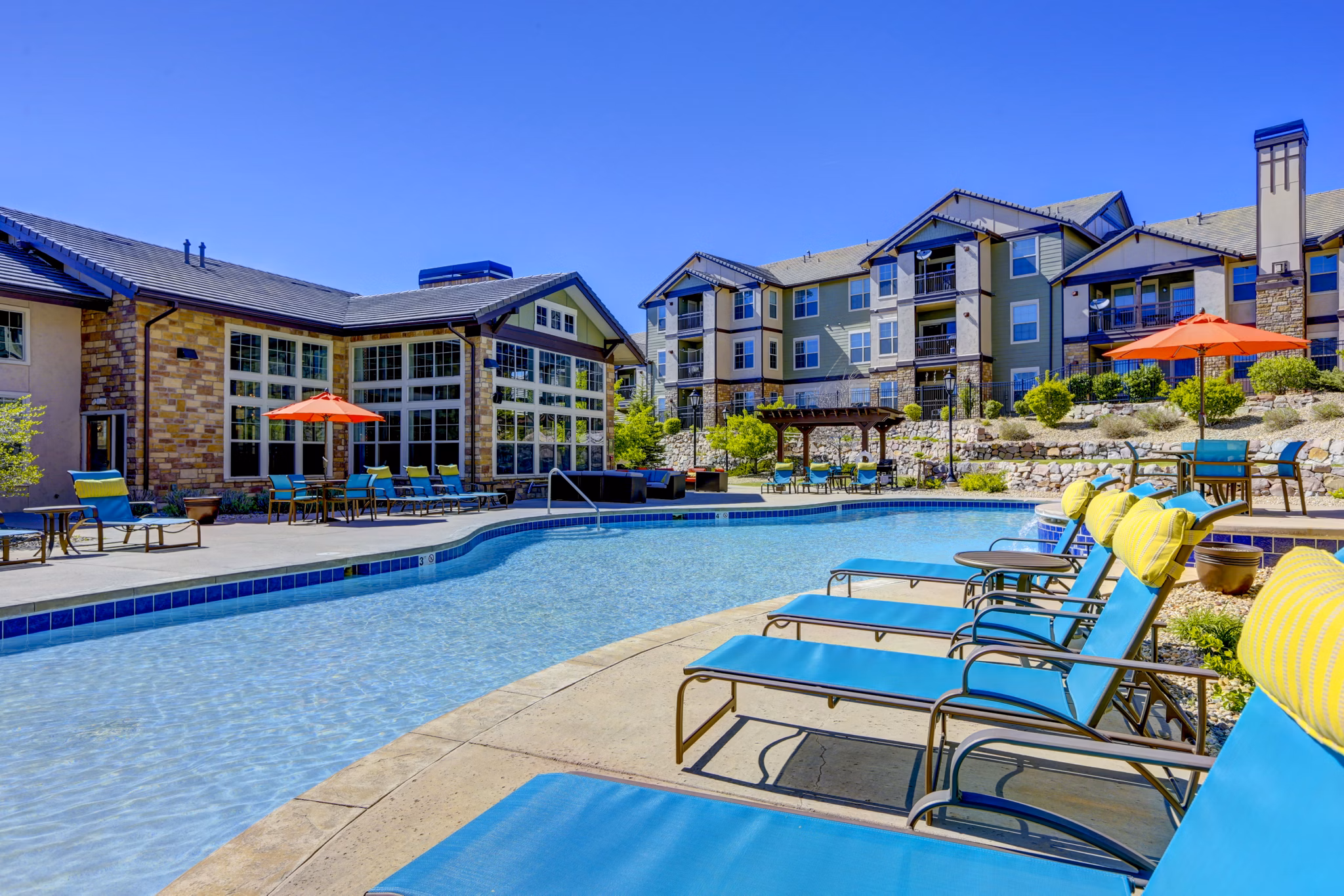 pool at Canyons at Saddle Rock Apartments