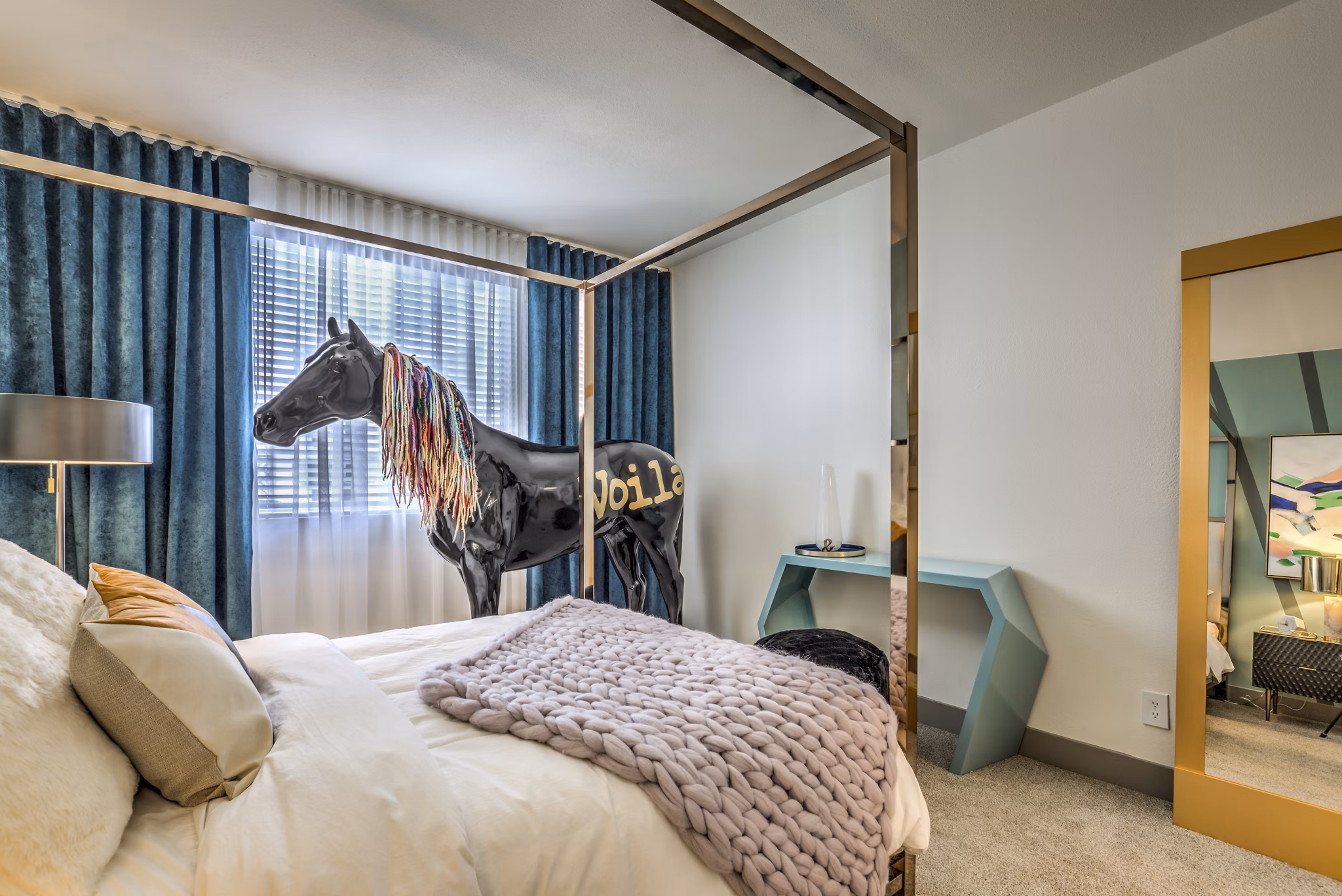 Bedroom at at Veda Apartments