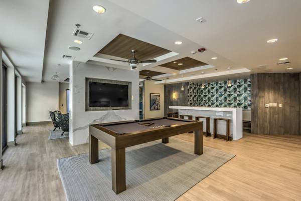 Games room at the Veda Apartments