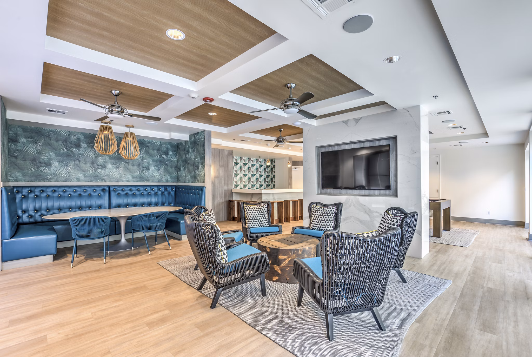Clubhouse at at Veda Apartments