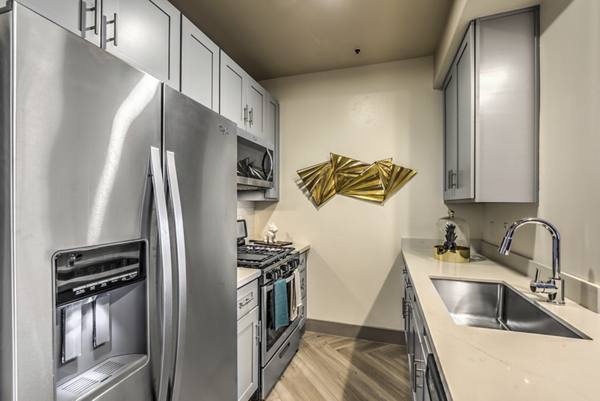 Kitchen at the Veda Apartments