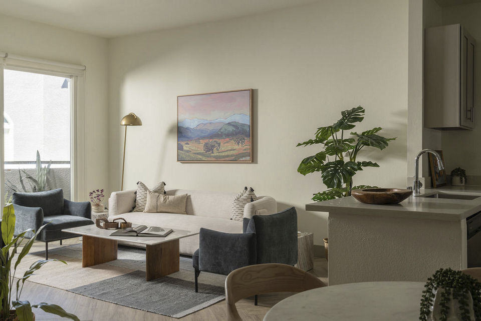 living room at VEDA Apartments 