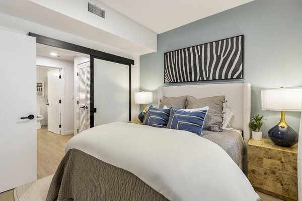 bedroom at Sevens Apartments
