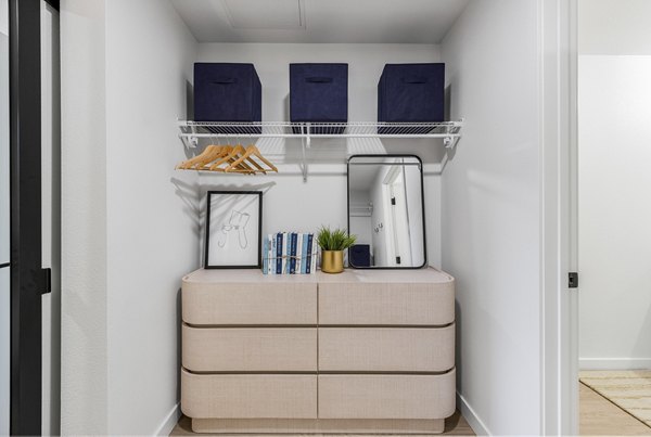 bedroom at Sevens Apartments