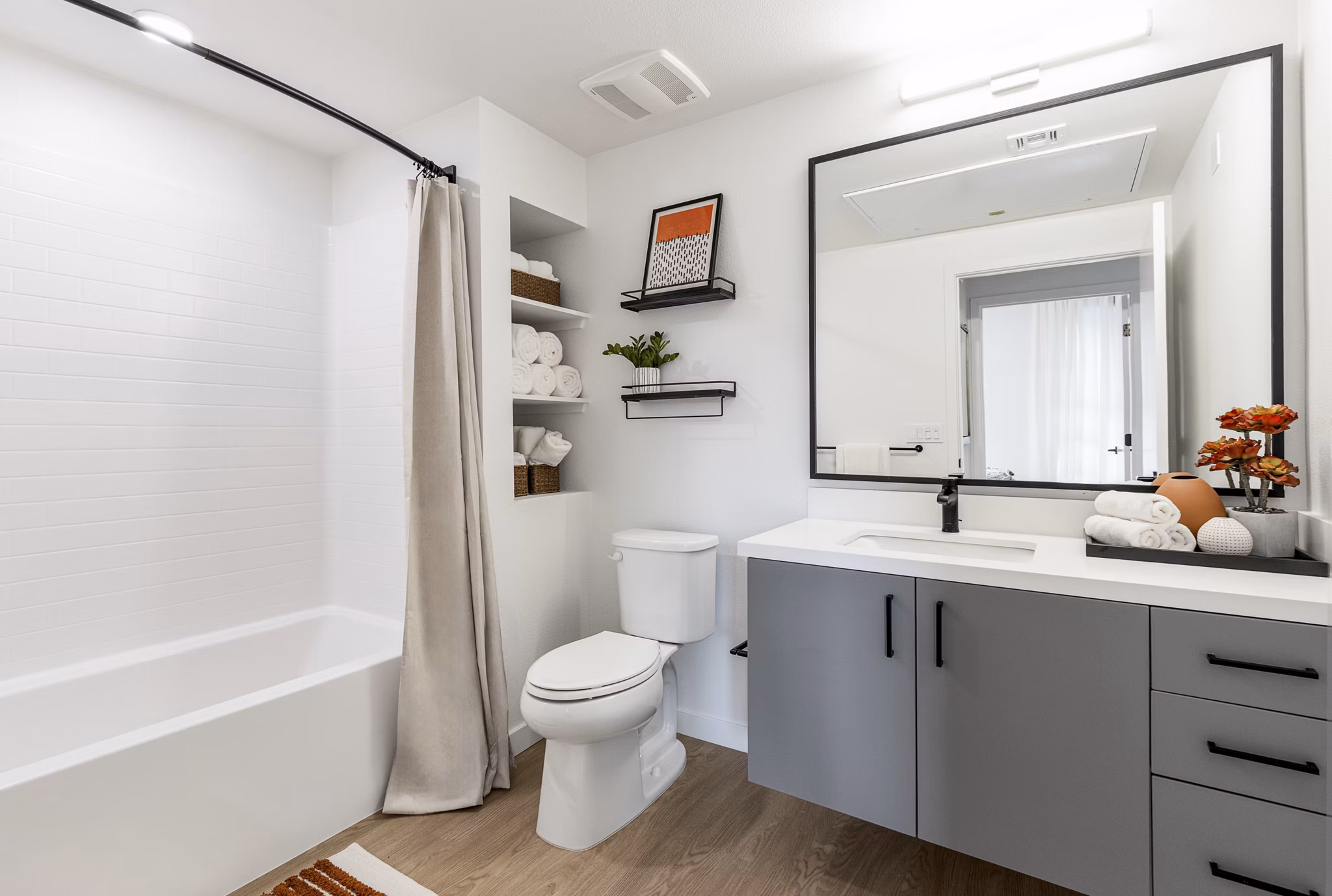 bathroom at Sevens Apartments