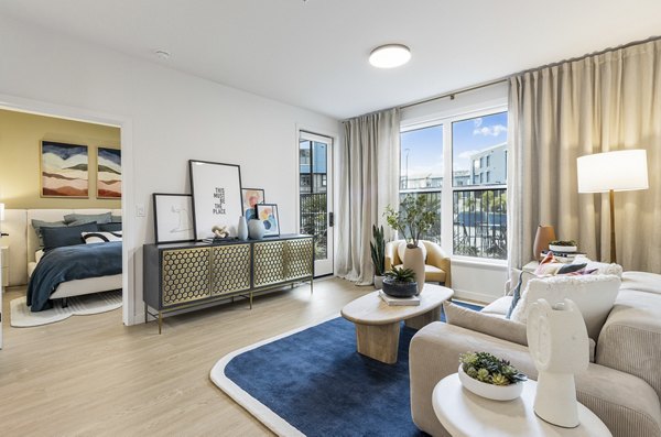 living room at Sevens Apartments