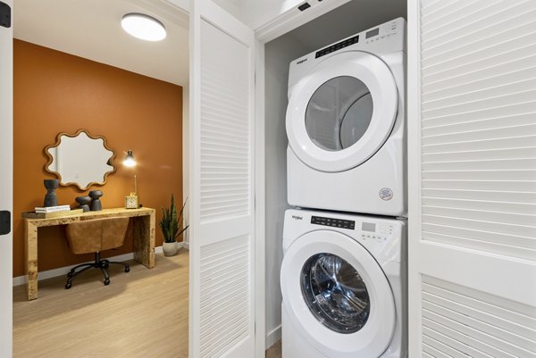 laundry room at Sevens Apartments