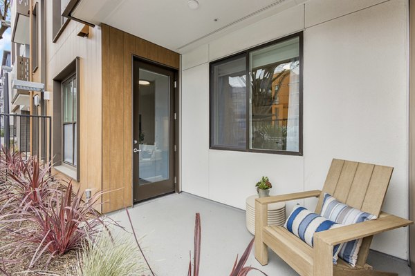 patio at Sevens Apartments