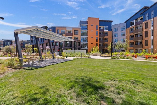 patio at Sevens Apartments