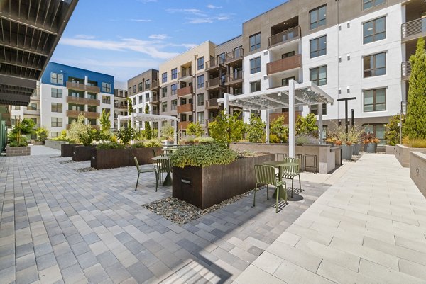 patio at Sevens Apartments