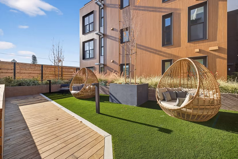 grill area at Sevens Apartments 