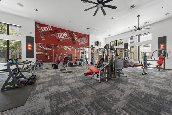 fitness center at Ashton Pointe Apartments 