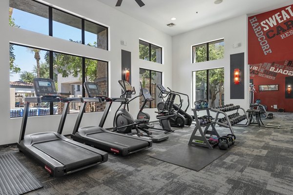 fitness center at Ashton Pointe Apartments 