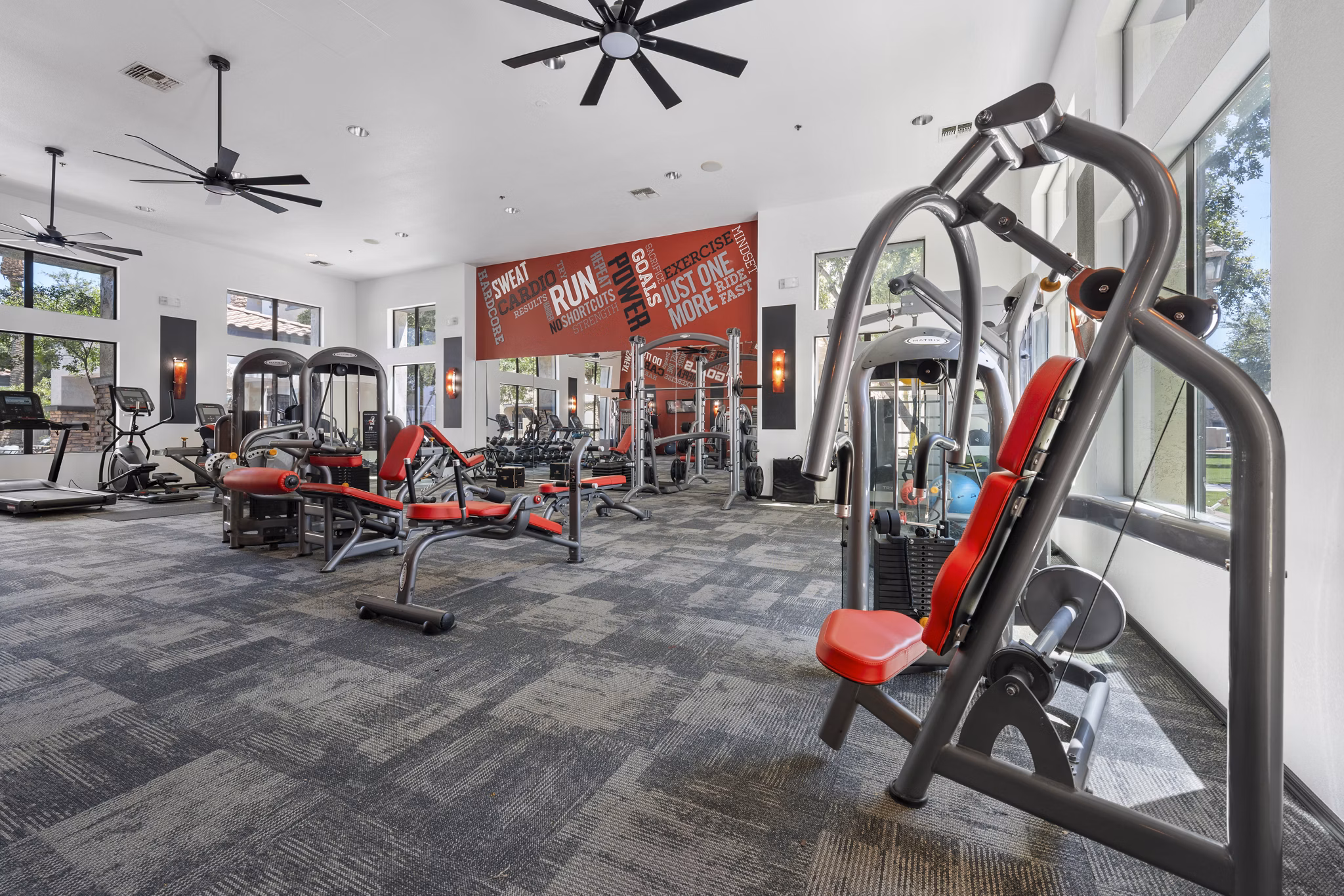 fitness center at Ashton Pointe Apartments 