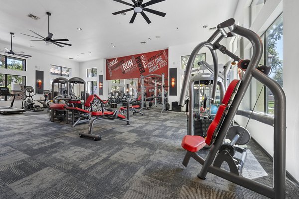 fitness center at Ashton Pointe Apartments 