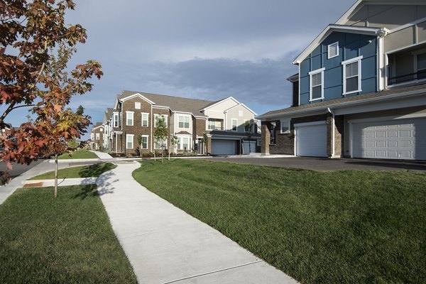 Waterford at Southlands: Elegant view of luxury apartments in the heart of Aurora, Colorado, offering modern living spaces and amenities