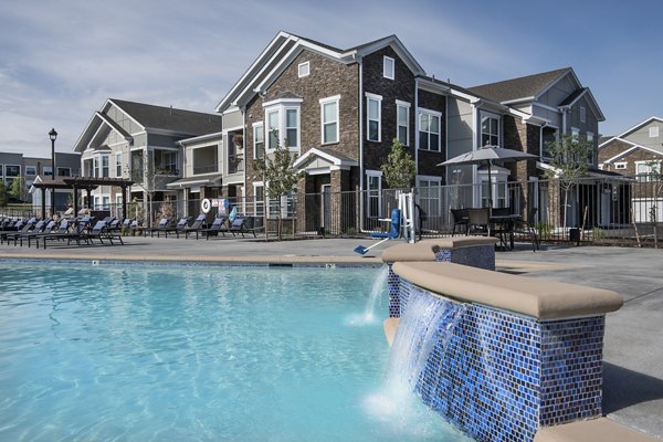 Resort-style pool at Waterford at Southlands Apartments offering luxury relaxation in modern surroundings