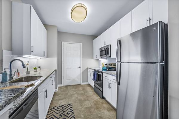 kitchen at The Lena Apartments