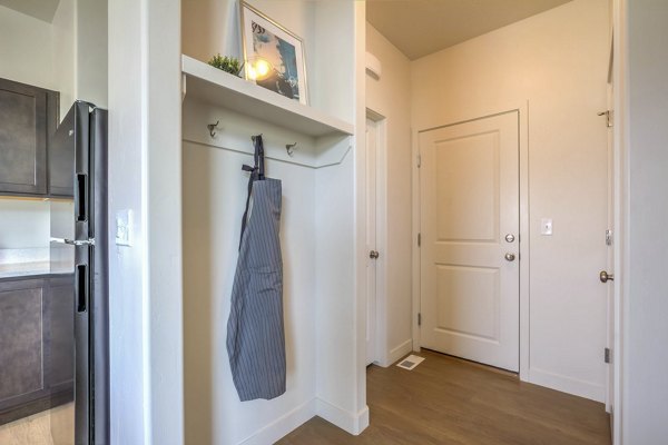 hallway at Rockwell Village Apartments