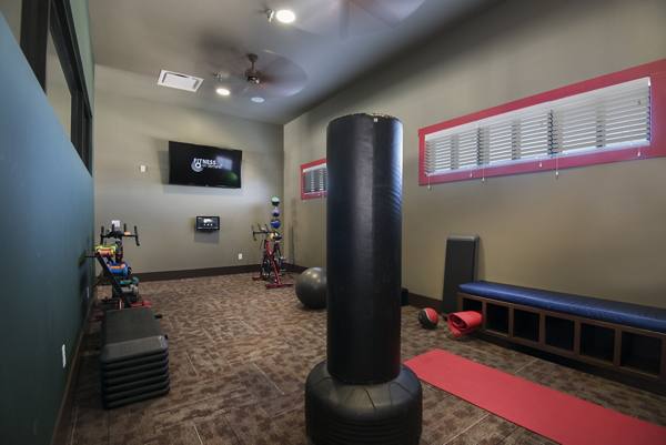 fitness center at Waterford on Mainstreet Apartments