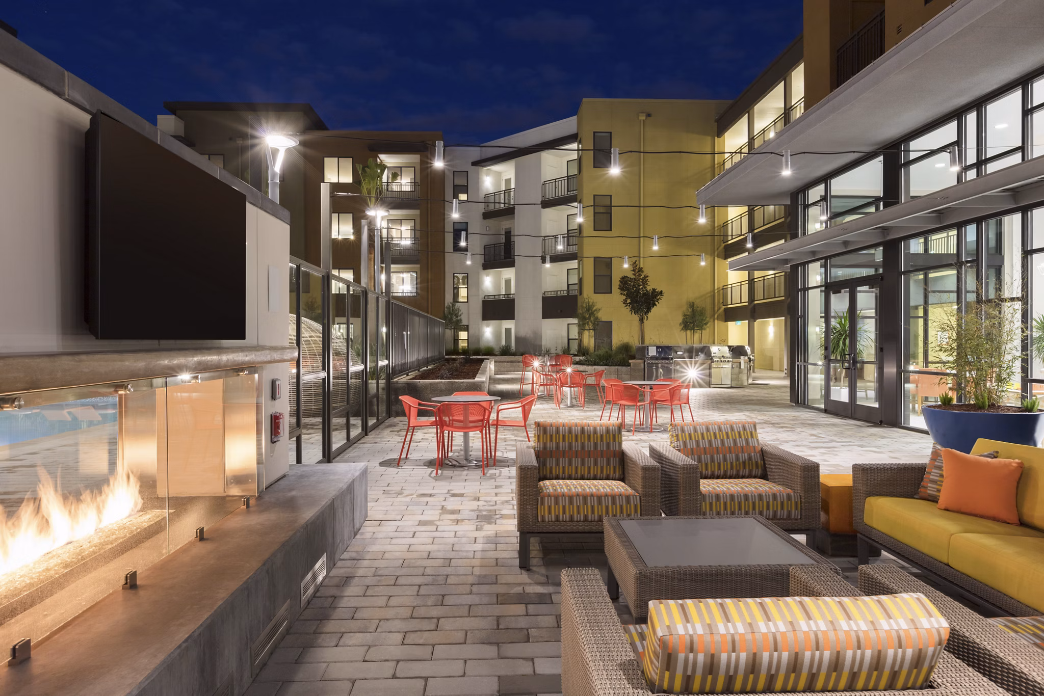 recreational area at Naya Apartments