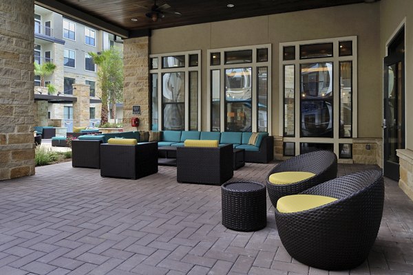 patio at Broadstone Woodmill Creek Apartments