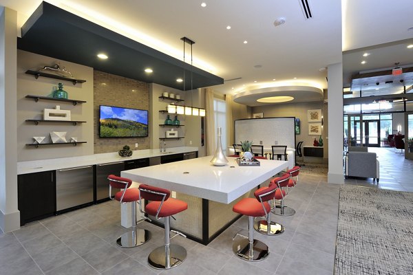 Clubhouse featuring modern design and luxury amenities at Broadstone Energy Park Apartments Perfect for socializing and relaxation