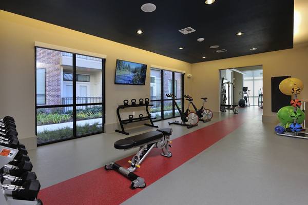 fitness center at Broadstone Energy Park Apartments