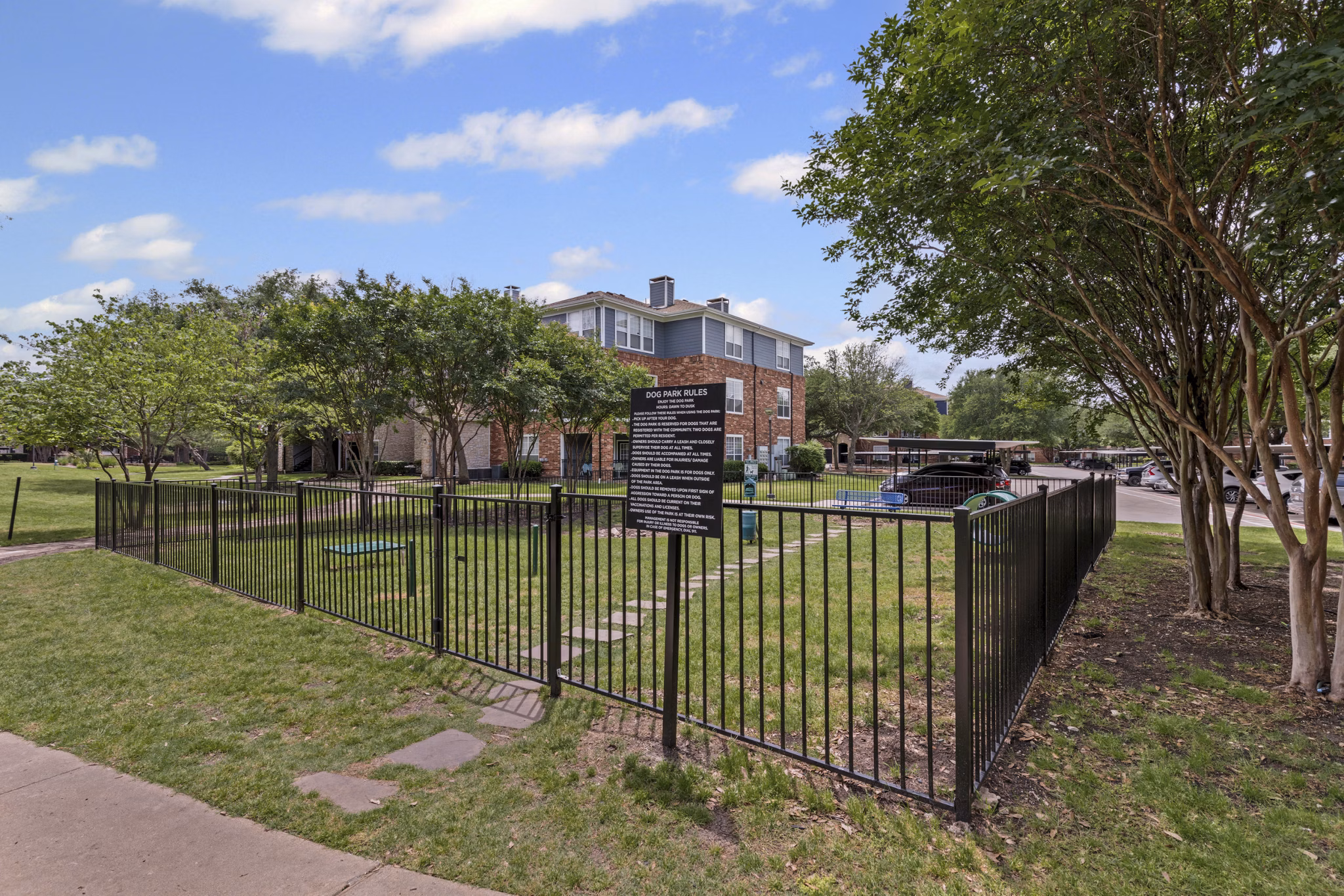 dog park at Settler's Gate Apartments