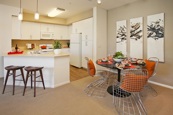 kitchen at Oak Springs Ranch Apartments