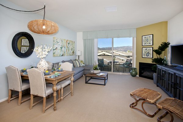 living room at Oak Springs Ranch Apartments