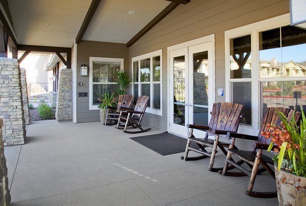 patio at Oak Springs Ranch Apartments