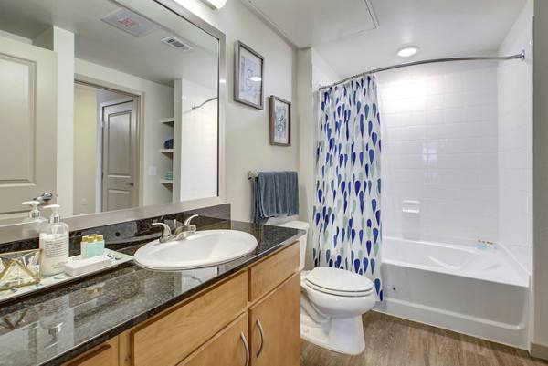 bathroom at Regatta Sloan's Lake Apartments