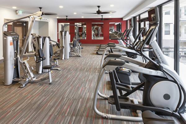 fitness center at Regatta Sloan's Lake Apartments